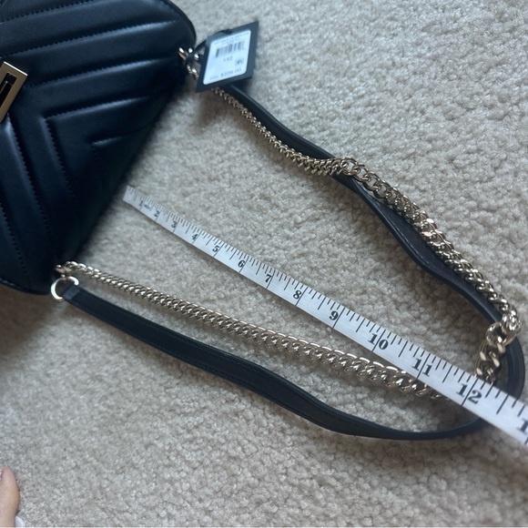 NWT DKNY VERONICA LG Crossbody Quilted Flap Shoulder Bag Chain Strap - Picture 14 of 16